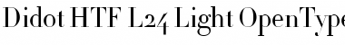 Download Didot HTF-L24-Light Font