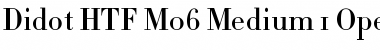 Download Didot HTF-M06-Medium Font