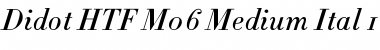 Download Didot HTF-M06-Medium-Ital Font