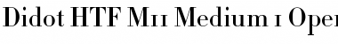 Download Didot HTF-M11-Medium Font