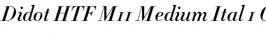 Download Didot HTF-M11-Medium-Ital Font