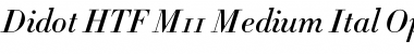 Download Didot HTF-M11-Medium-Ital Font