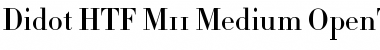 Download Didot HTF-M11-Medium Font