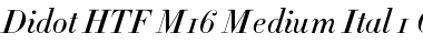 Download Didot HTF-M16-Medium-Ital Font