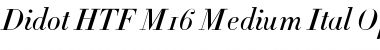 Download Didot HTF-M16-Medium-Ital Font