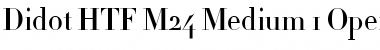 Download Didot HTF-M24-Medium Font