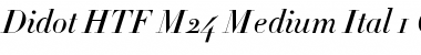 Download Didot HTF-M24-Medium-Ital Font