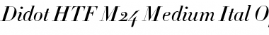 Download Didot HTF-M24-Medium-Ital Font