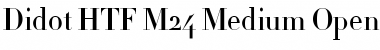 Download Didot HTF-M24-Medium Font