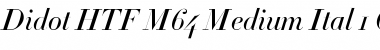 Download Didot HTF-M64-Medium-Ital Font