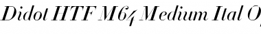 Download Didot HTF-M64-Medium-Ital Font