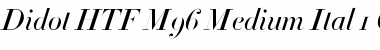 Download Didot HTF-M96-Medium-Ital Font