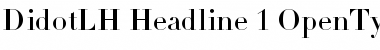 Download Linotype Didot Headline Font