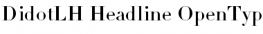 Download Linotype Didot Headline Font