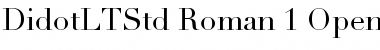 Download Didot LT Std Font
