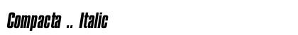 Compacta .. Italic Preview