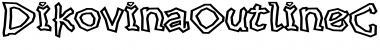 Download DikovinaOutlineC Font Download DikovinaOutlineC Font