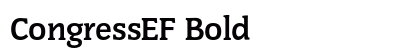 CongressEF Bold preview