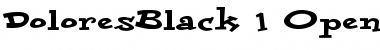 Download DoloresBlack Font Download DoloresBlack Font
