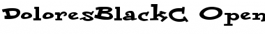 Download DoloresBlackC Font Download DoloresBlackC Font