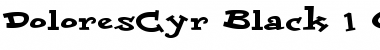 Download DoloresCyr Black Font Download DoloresCyr Black Font
