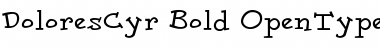 Download DoloresCyr-Bold Font Download DoloresCyr-Bold Font