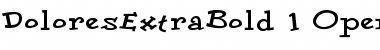 Download DoloresExtraBold Font