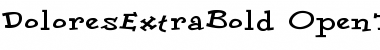 Download DoloresExtraBold Font Download DoloresExtraBold Font
