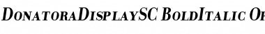 Download DonatoraDisplaySC Font