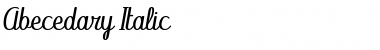 Download Abecedary Italic Font Download Abecedary Italic Font