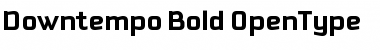 Download Downtempo Bold Font