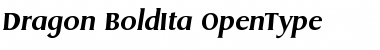 Download Dragon-BoldIta Font