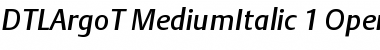 Download DTL Argo Font