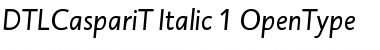 Download DTL Caspari Font