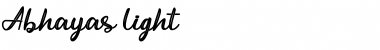 Download Abhayas light Font Download Abhayas light Font