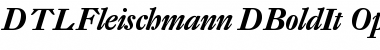 Download DTL Fleischmann D Bold Italic Font