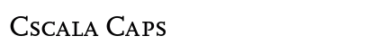 Cscala Caps Font Cscala Caps Font Preview