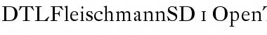 Download DTLFleischmannSD Font