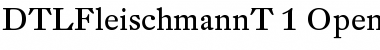 Download DTLFleischmannT Font