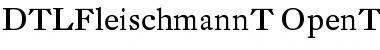Download DTL Fleischmann Font