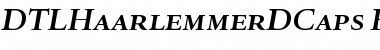 Download DTLHaarlemmerDCaps Font