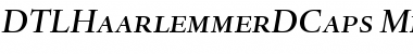Download DTLHaarlemmerDCaps Font
