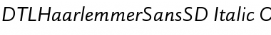 Download DTLHaarlemmerSansSD Font