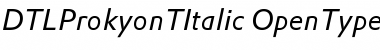 Download DTLProkyonT Font