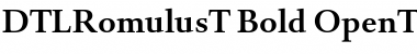 Download DTLRomulusT Font
