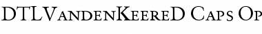 Download DTLVandenKeereD Font