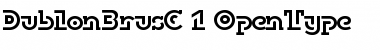 Download DublonBrusC Font