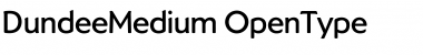 Download DundeeMedium Regular Font