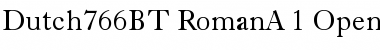Download Dutch 766 Font