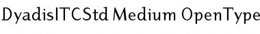 Download Dyadis ITC Std Font
